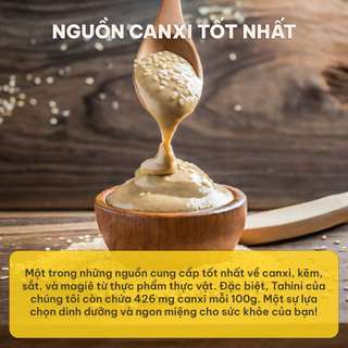 Bơ Mè Tahini 100% Ms. Hoi An - 1kg - Không Đường Không Dầu - Bổ Sung Canxi Eat Clean