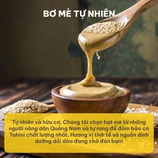 Bơ Mè Tahini 100% WayOf - Không Đường Không Dầu - Bổ Sung Canxi Eat Clean