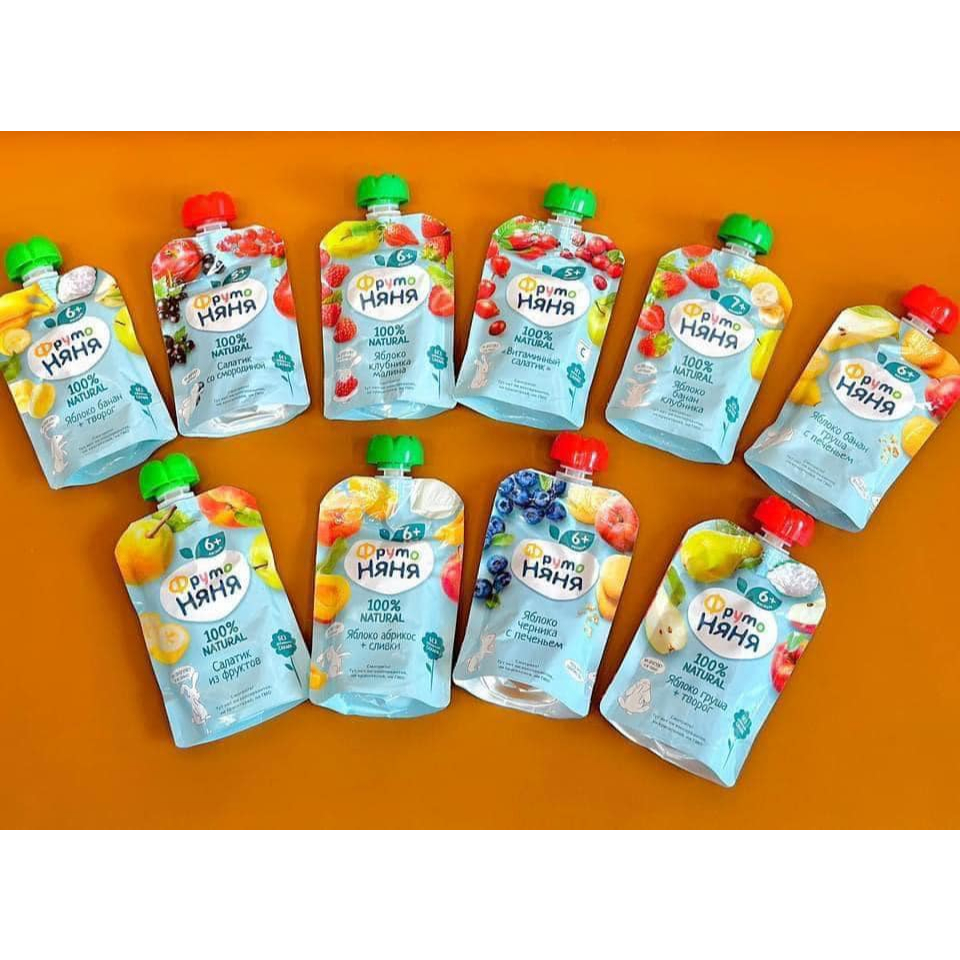 Hoa quả nghiền Fruto cho bé từ 6 tháng Tibongstore.