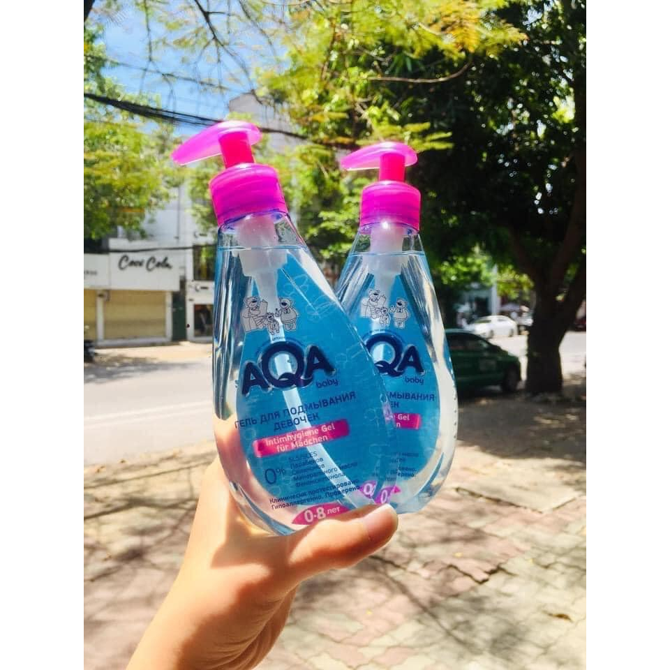 Dung dịch vệ sinh bé gái AQA baby từ 0-8 tuổi