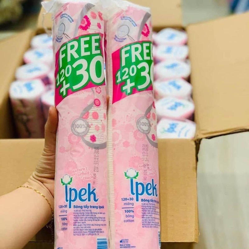 Bông tẩy trang ipeck