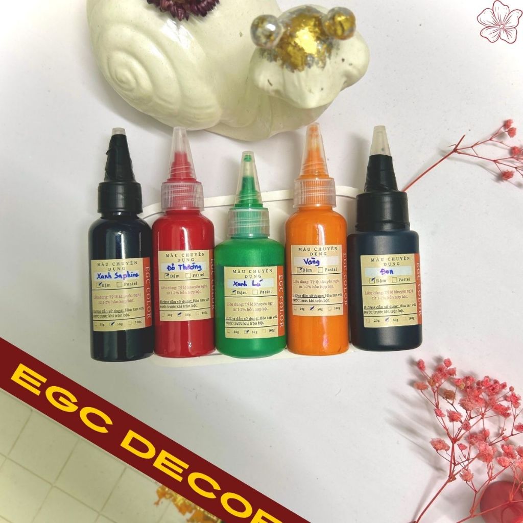 EGC - Màu đậm chuyên dụng cho đổ khuôn và hũ nến