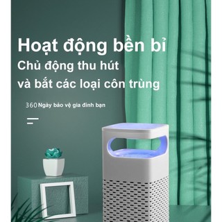- Đèn bắt muỗi sử dụng quạt hút kiêm đèn ngủ, đèn đuổi muỗi diệt côn trùng