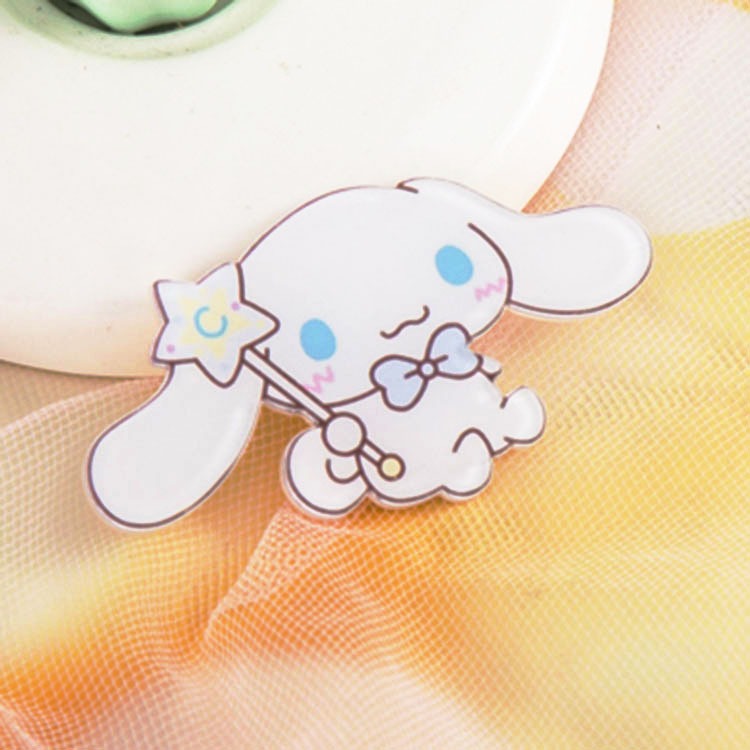 Combo 10 Huy hiệu ghim pin cài áo Sanrio kuromi cực kì dễ thương 3cm 4cm