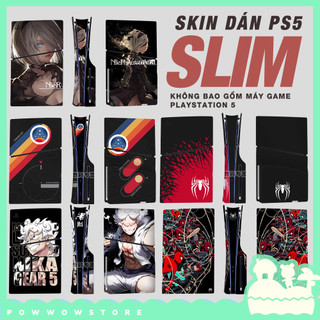 [Sẵn VN] PS5 Slim Disk/Digital Set Skin Decal DIY Dán Trang Trí Dành Cho Máy Game Console Playstation 5 Anime Manga