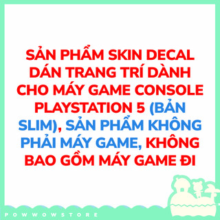 [Sẵn VN] PS5 Slim Disk/Digital Set Skin Decal DIY Dán Trang Trí Dành Cho Máy Game Console Playstation 5 Anime Manga