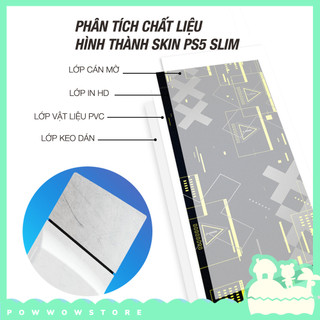 [Sẵn VN] PS5 Slim Disk/Digital Set Skin Decal DIY Dán Trang Trí Dành Cho Máy Game Console Playstation 5 Anime Manga
