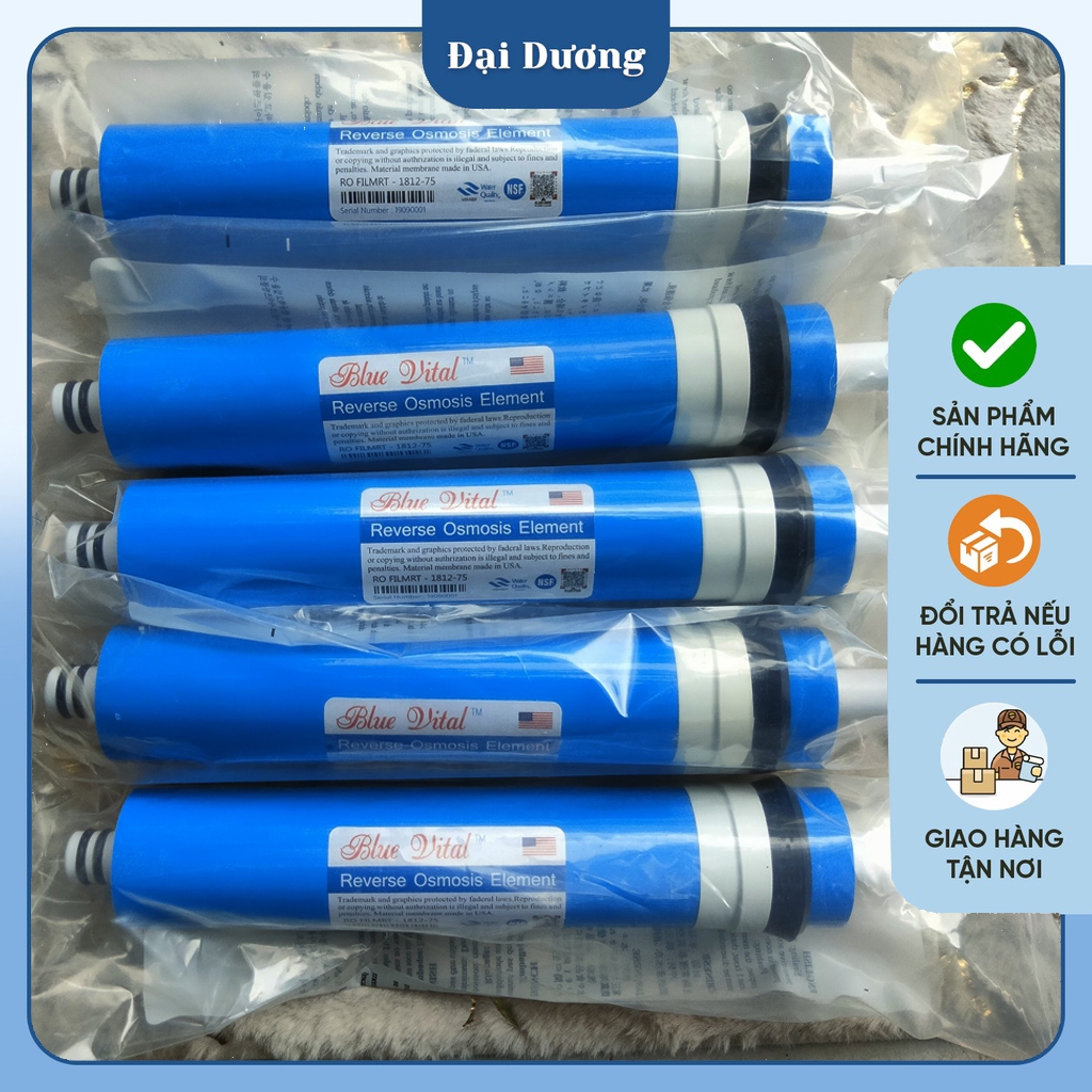 Lõi lọc nước số 4, màng RO Bluvita dow 13V chính hãng dùng cho máy lọc nước gia đình