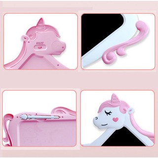 Bảng Vẽ Điện Tử Tự Xóa Dạ Quang Đa Sắc Màu Hình Cá Sấu Đáng Yêu Và Kỳ Lân Unicorn 10 Inch Tặng Kèm Pin - Bảng Tập Viết