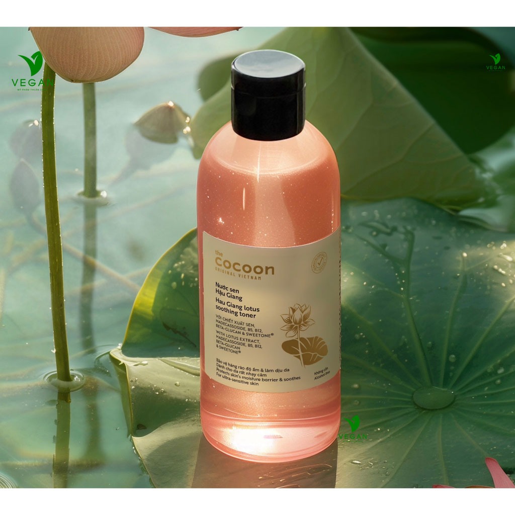 Ảnh Toner nước cân bằng da SEN Hậu Giang cocoon 310ml - VEGAN - Mỹ phẩm thuần chay 3