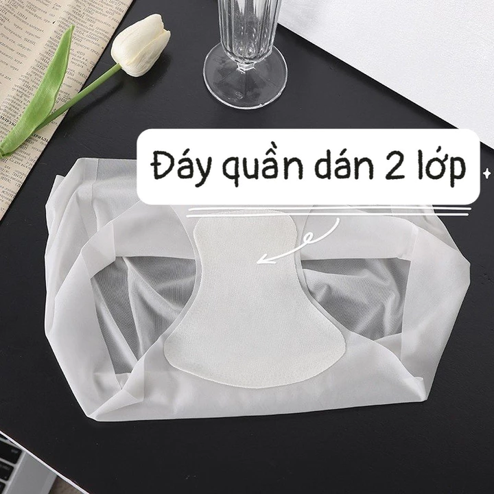 Quần lót siêu mỏng nữ su giấy tàng hình cao cấp Quần lót su thạch không lộ viền thoáng mát
