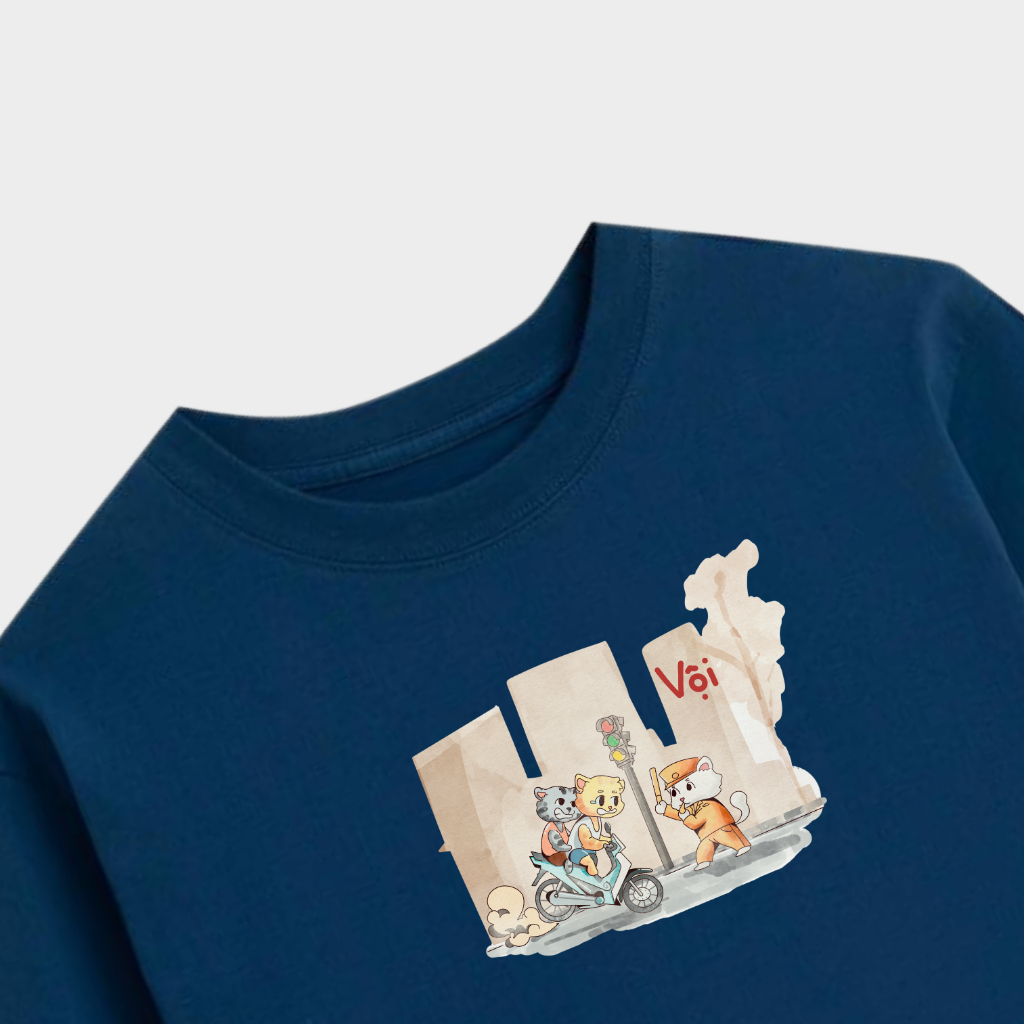 Áo thun Oversize cotton unisex nam nữ Goodore BST Phố Thị mẫu Vội thoáng mát năng động thiết kế độc đáo