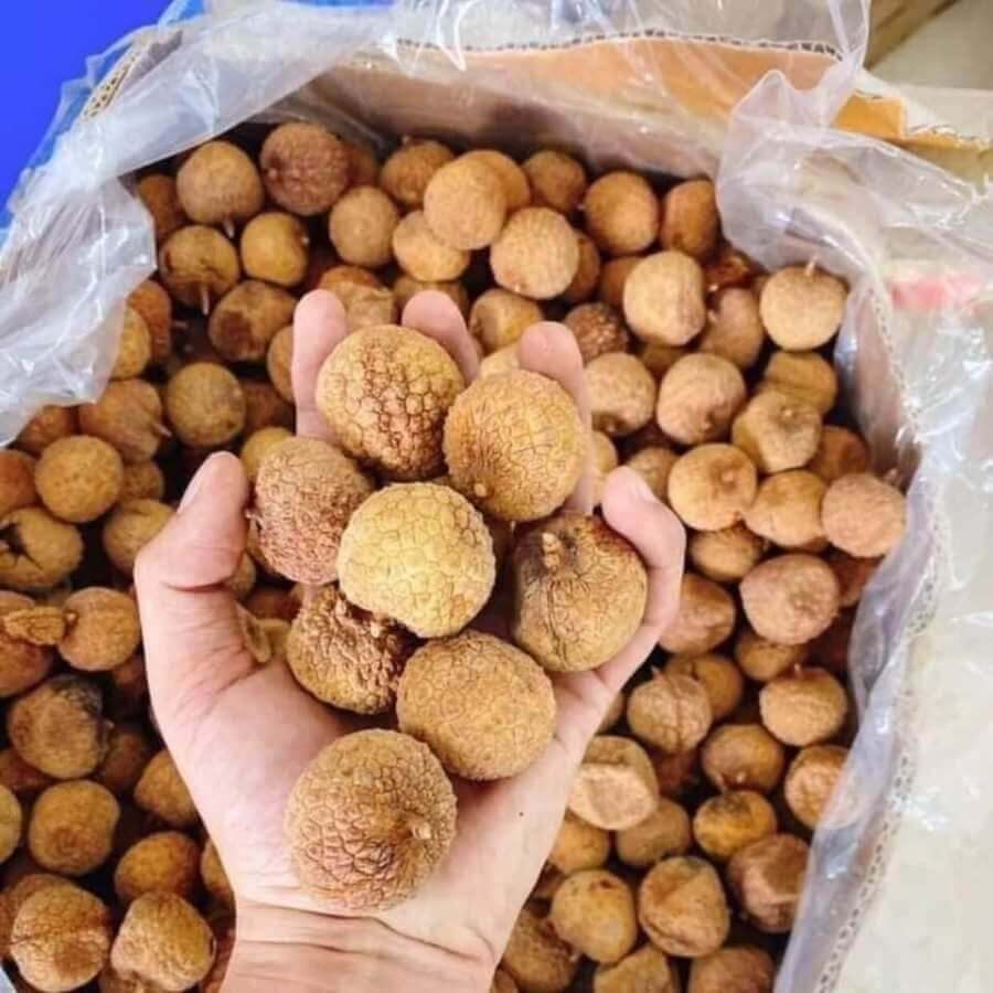 1Kg Vải Sấy Khô Lục Ngạn/ 500g