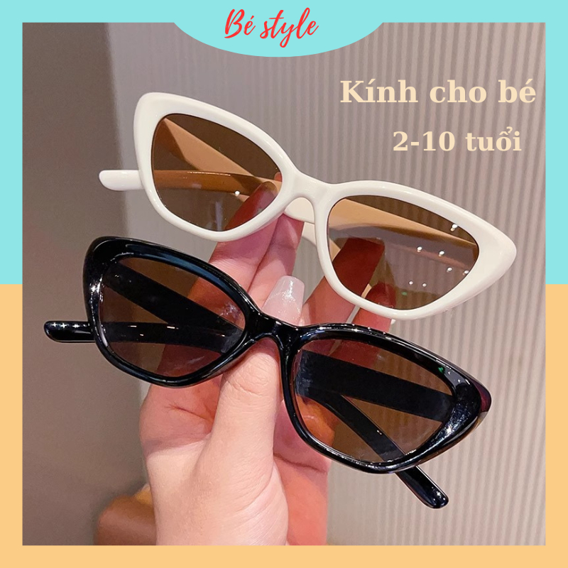 Kính bé gái bé trai mắt kính râm trẻ em 2 - 10 tuổi thời trang đi biển ...