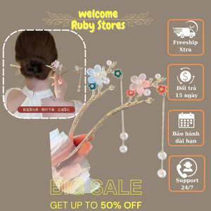 Trâm cài tóc theo phong cách cổ trang