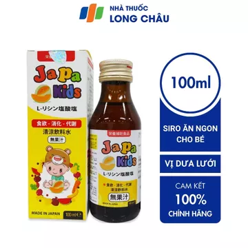 Siro Ăn Ngon Cho Bé Japa Kids Chính Hãng Hỗ Trợ Bé Tăng Cân Thúc Đẩy Vị Giác Hấp Thụ Tốt Hơn Tăng Đề Kháng Cho Bé