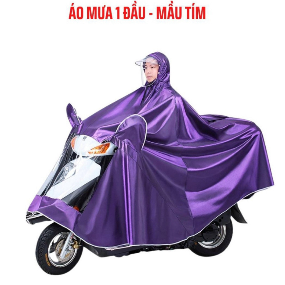 Áo mưa phản quang Didooglt, đi xe máy có kính che mưa 1 người và 2 người ( Hàng Đẹp )