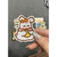 patch vải ủi nhiệt thêu hình thời trang bộ gấu