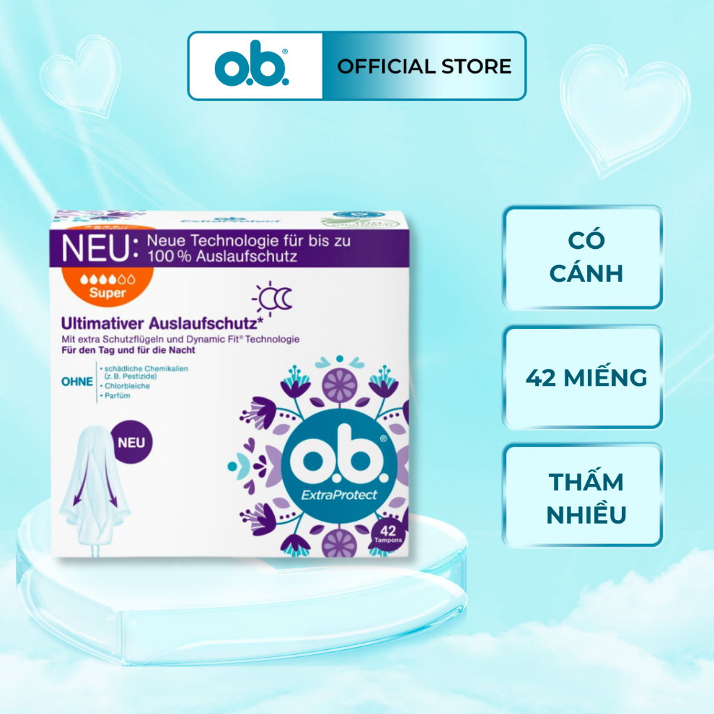 Tampon o.b băng vệ sinh hàng Đức tiện lợi an toàn | Shopee Việt Nam