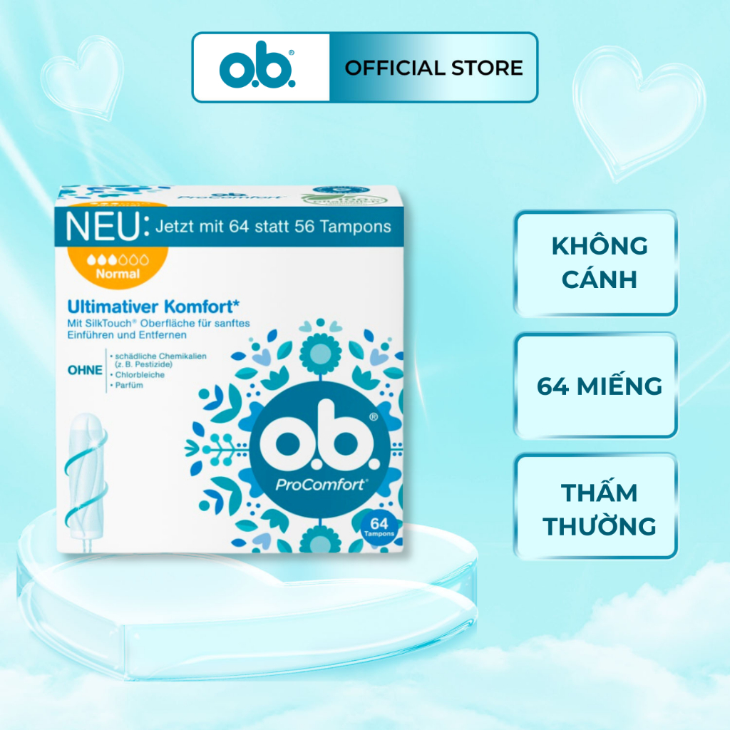 Tampon o.b băng vệ sinh hàng Đức tiện lợi an toàn | Shopee Việt Nam