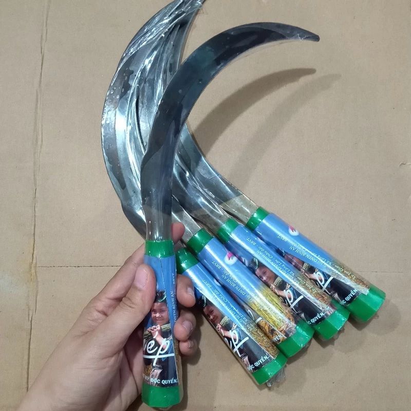 Lưỡi Liềm, Lưỡi Hái Cắt Cỏ, Làm Cỏ Cán Nhựa Tay Phải