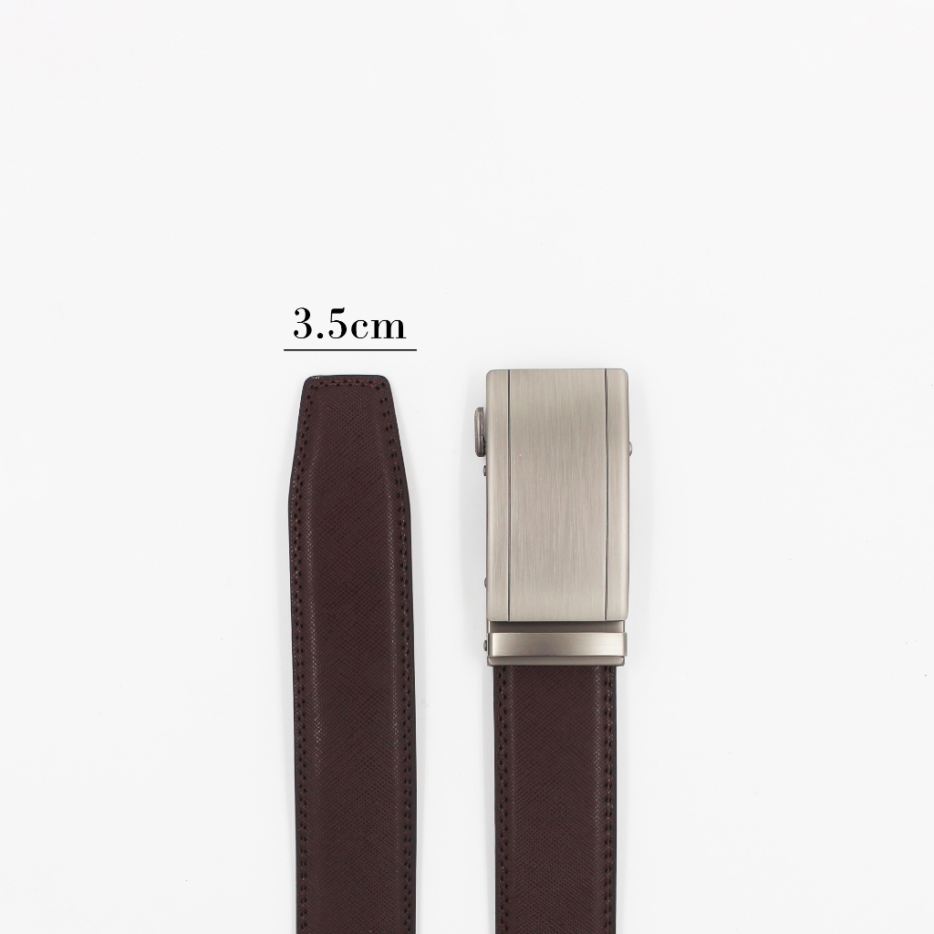 Ảnh Thắt Lưng Khóa Tự Động Da Thật Saffiano Aaa Jeans bản 3.5cm 4
