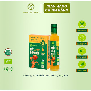 Mật dừa nước cô đặc hữu cơ VietNipa dạng chai thủy tinh, hộp đa dạng kích thước