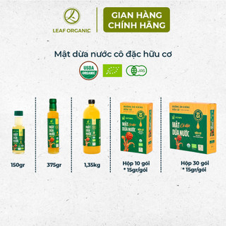 Mật dừa nước cô đặc hữu cơ VietNipa dạng chai thủy tinh, hộp đa dạng kích thước