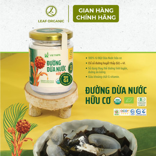 Mật dừa nước cô đặc hữu cơ VietNipa dạng chai thủy tinh, hộp đa dạng kích thước