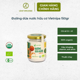 Đường dừa nước hữu cơ VietNipa Chính Hãng dạng hộp, hũ thủy tinh