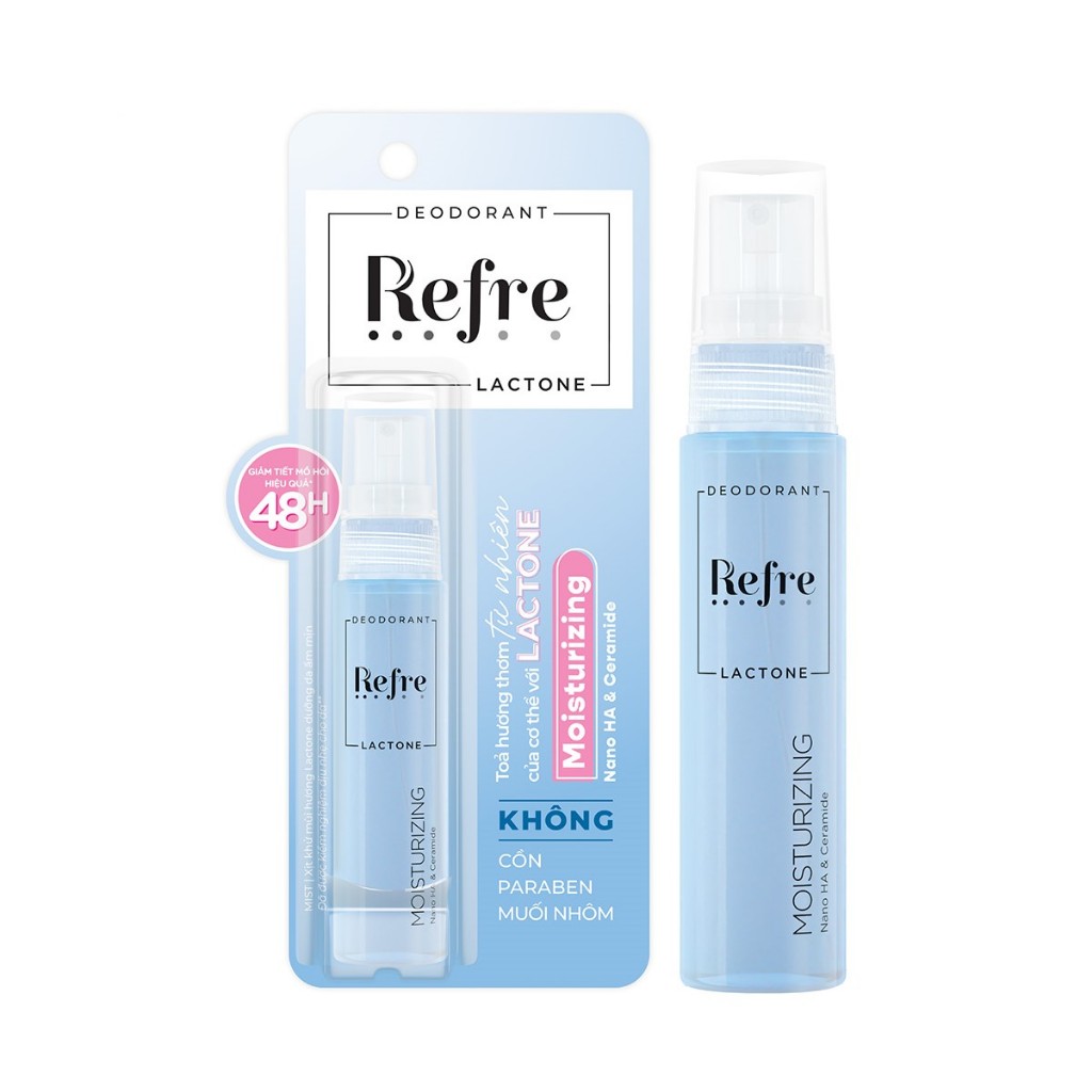 Ảnh Xịt khử mùi, khóa mùi tỏa hương thơm tự nhiên cơ thể Refre Lactone Moisturizing 30ml 1