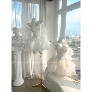 [HAN’S STORE ](SET VÁY CÔNG CHÚA NEW TẶNG KÈM NƠ( ẢNH THẬT)