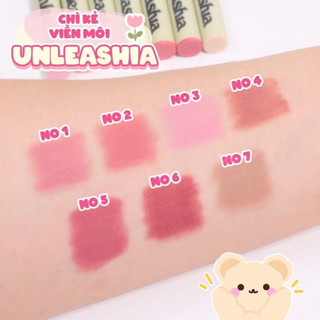 Chì kẻ viền môi UNLEASHIA Oh! Happy Day Lip Pencil nét nhỏ dễ viền môi - Bebeau