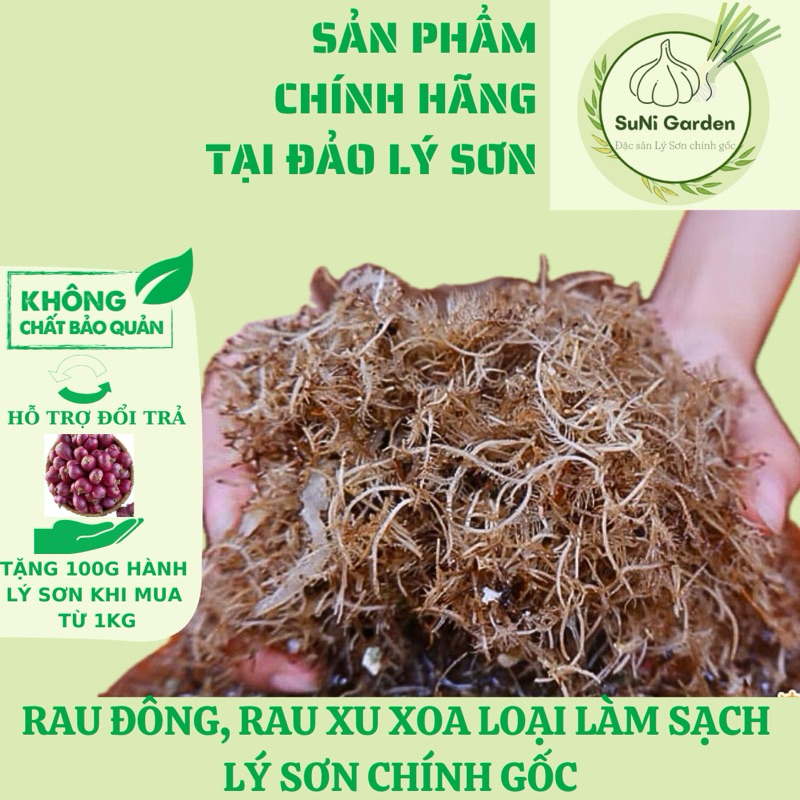 RONG BIỂN XU XOA LÀM SẠCH ĐÁ LÝ SƠN 500G SUNI RAU XU XOA QUẢNG NGÃI ...