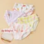 Quần lót bé gái, quần chíp tam giác trẻ em hàng cotton cao cấp cạp chun phối nơ nhỏ siêu xinh