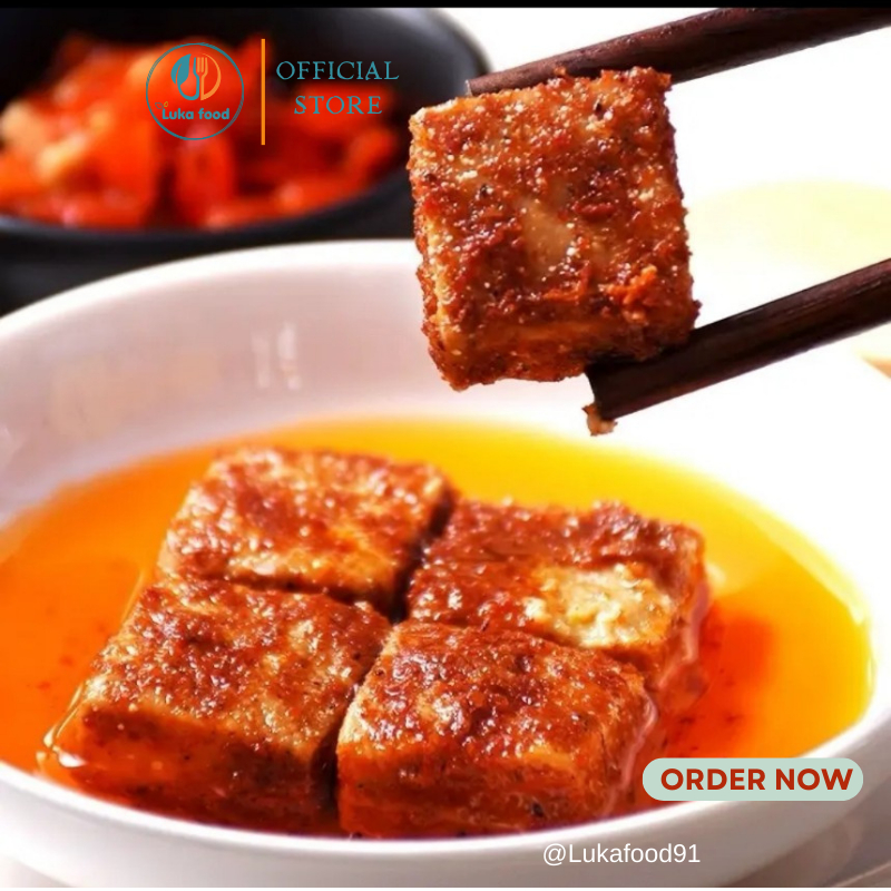 Chao Khô Tẩm Ớt Vân Nam Thiên Phúc Phủ 220g - Đậu Phụ Nhự Cay Béo Ngậy, Ăn Cơm & Chấm Lẩu Chuẩn Vị Nội Địa Luka Food