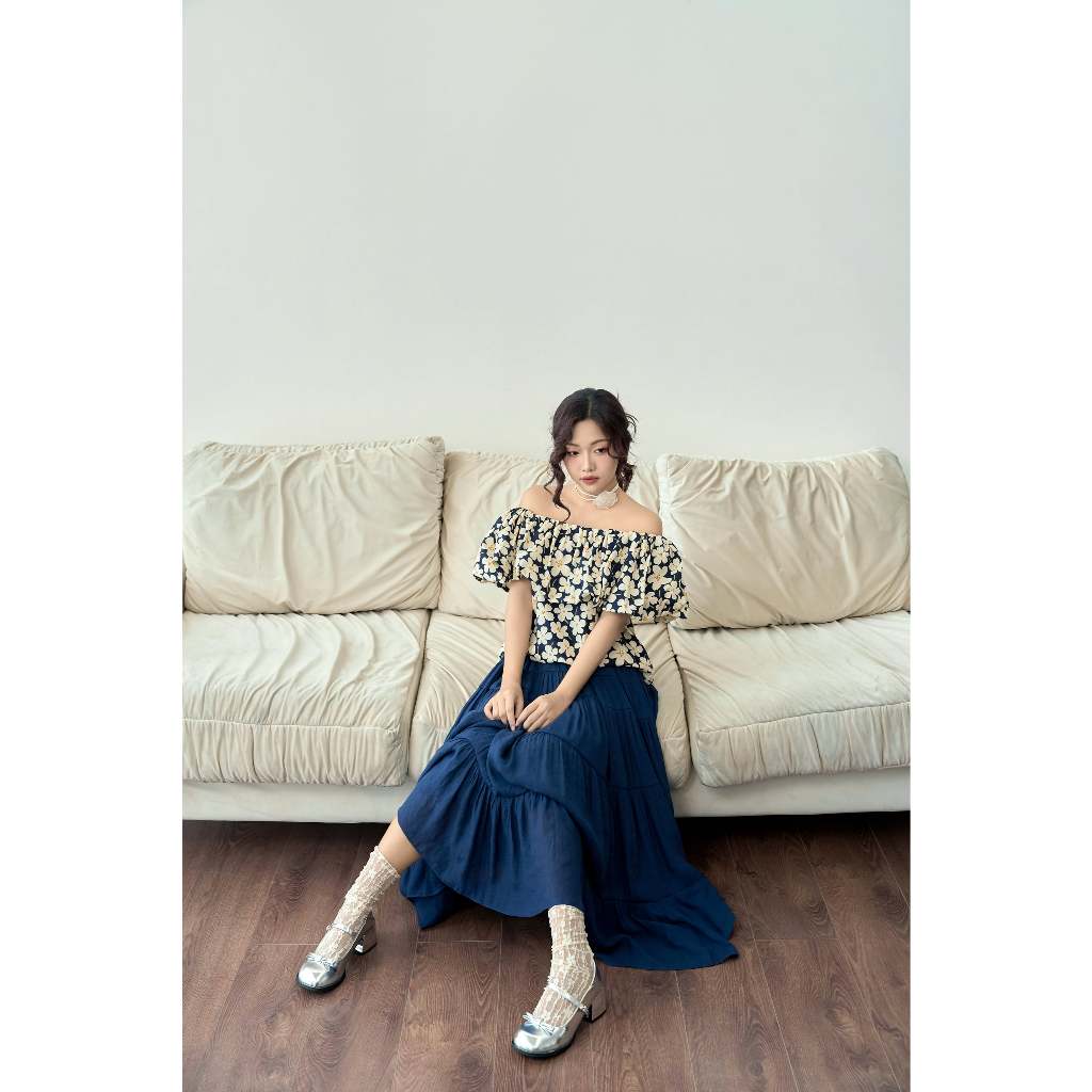 Ảnh OLV - Áo kiểu hoa trễ vai Hansel Floral Top 2