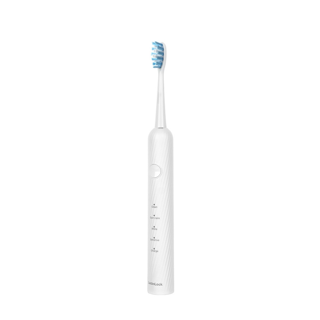 Bàn chải điện LocknLock Electric toothbrush Màu trắng ENR331WHT 4 chế độ hẹn giờ thông minh - K-MALL