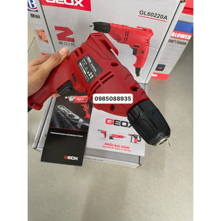 Máy khoan GEOX GL60220 680W nhỏ gọn đầu tự động 10mm tiện dụng