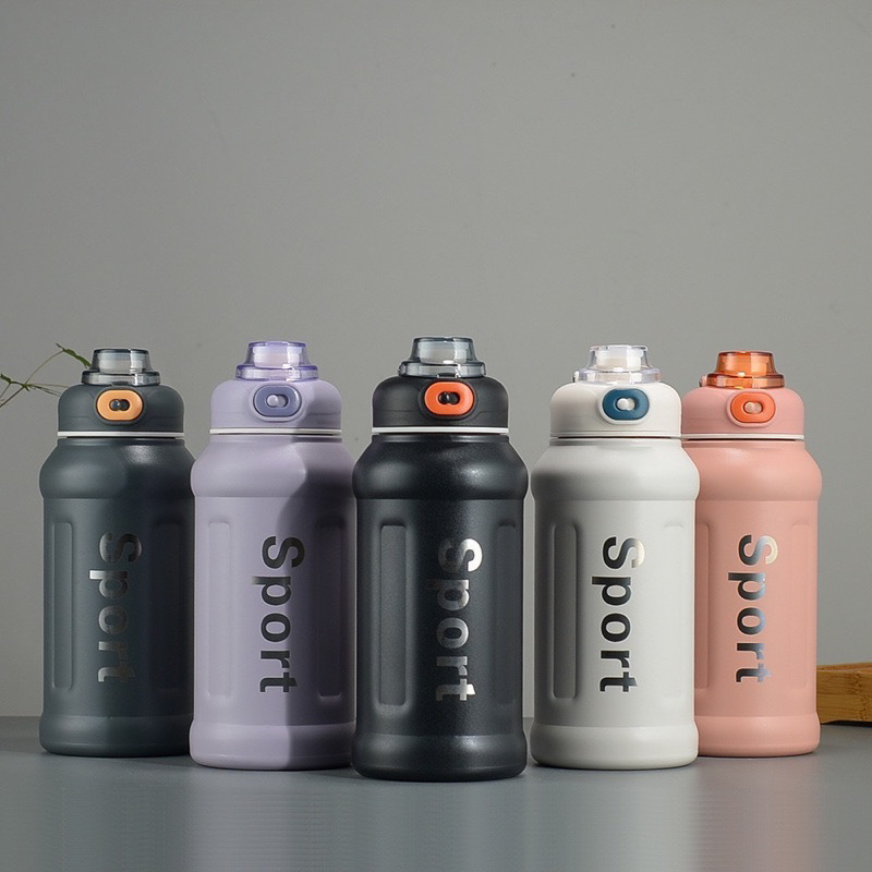 CHỈ CÒN MÀU TÍM - Bình giữ nhiệt thể thao Sport 800ml có quai xách tiện lợi