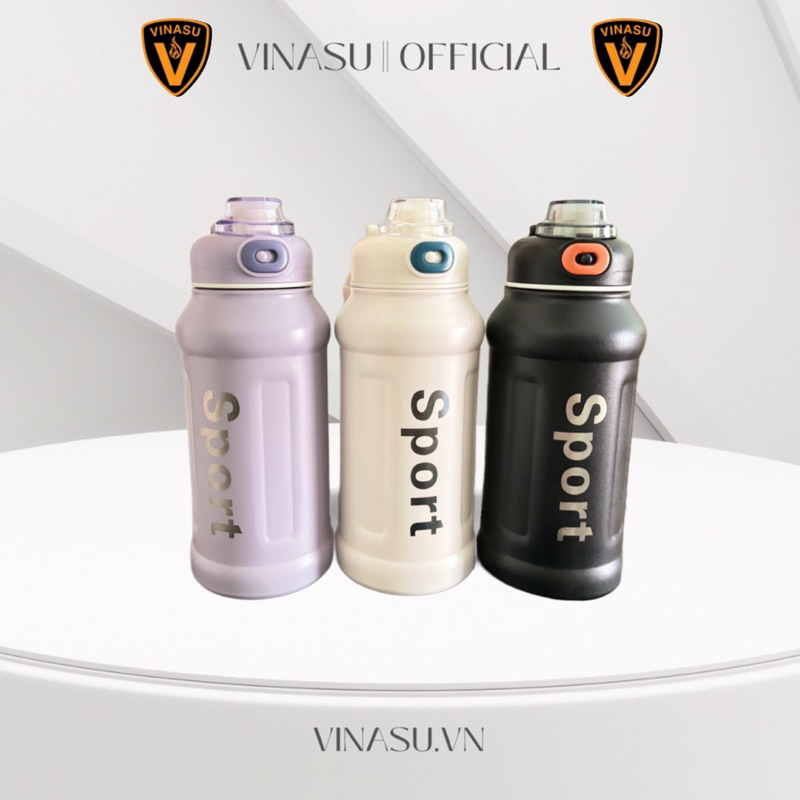 CHỈ CÒN MÀU TÍM - Bình giữ nhiệt thể thao Sport 800ml có quai xách tiện lợi