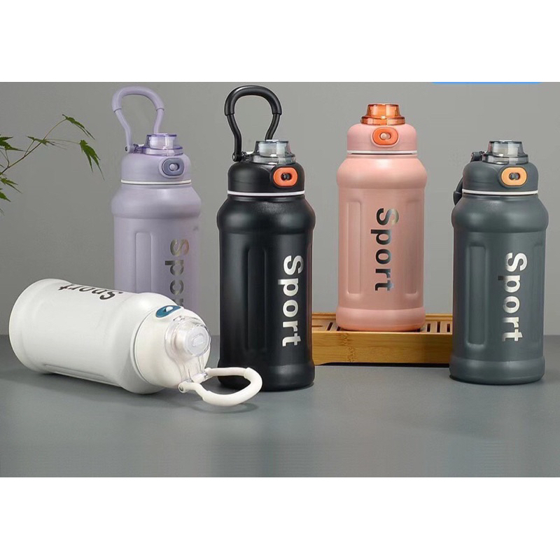 CHỈ CÒN MÀU TÍM - Bình giữ nhiệt thể thao Sport 800ml có quai xách tiện lợi