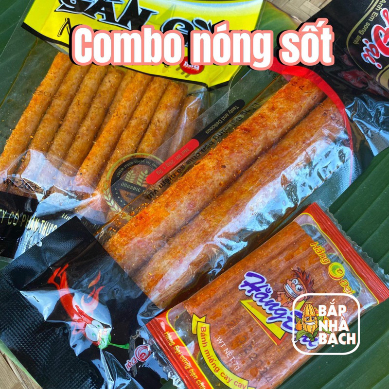 Combo 10 gói Que cay nóng sốt, ăn vặt cổng trường | Shopee Việt Nam