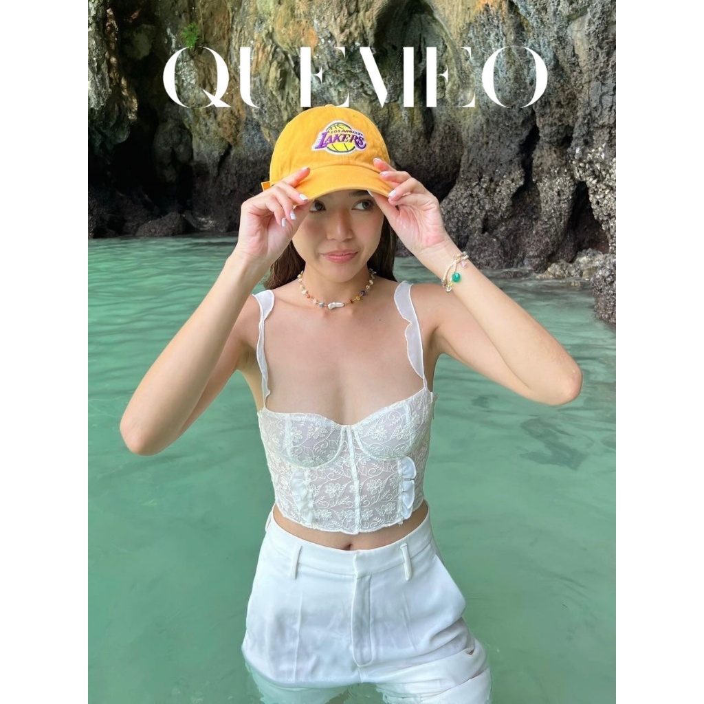 Vòng cổ đátự nhiên màu sắc Rainbow QUEMEO mix màu cá tính cho nàng yêu màu sắc