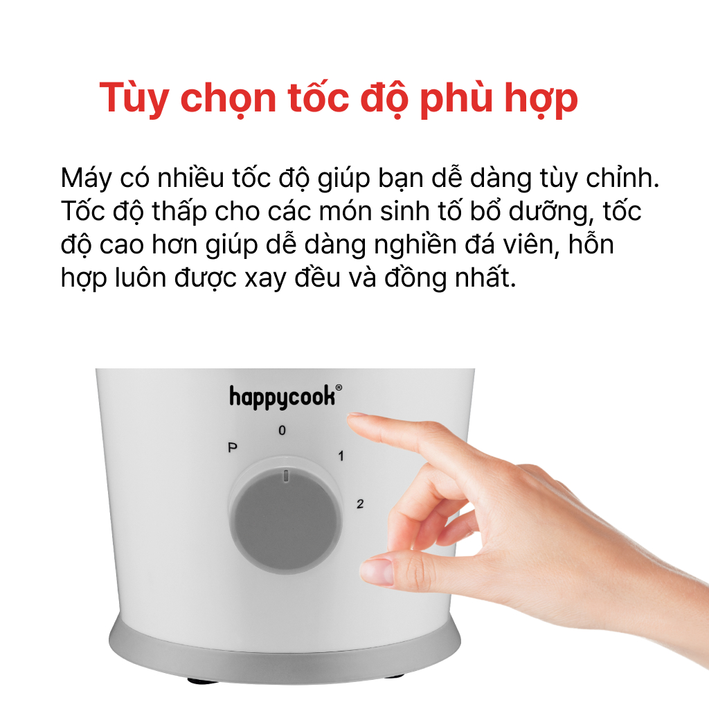 Ảnh Máy Xay Sinh Tố đa năng HAPPYCOOK, HCB-150GW 4