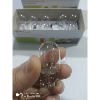 Combo 2 Bóng đèn ô tô chân cắm T20 12V 1 tóc, 2 tóc màu trắng.
