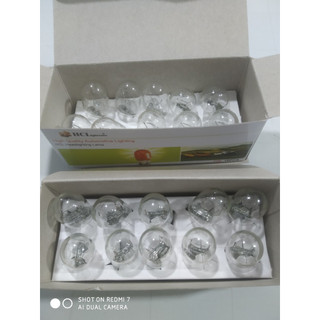 Combo 2 Bóng đèn ô tô chân cắm T20 12V 1 tóc, 2 tóc màu trắng.