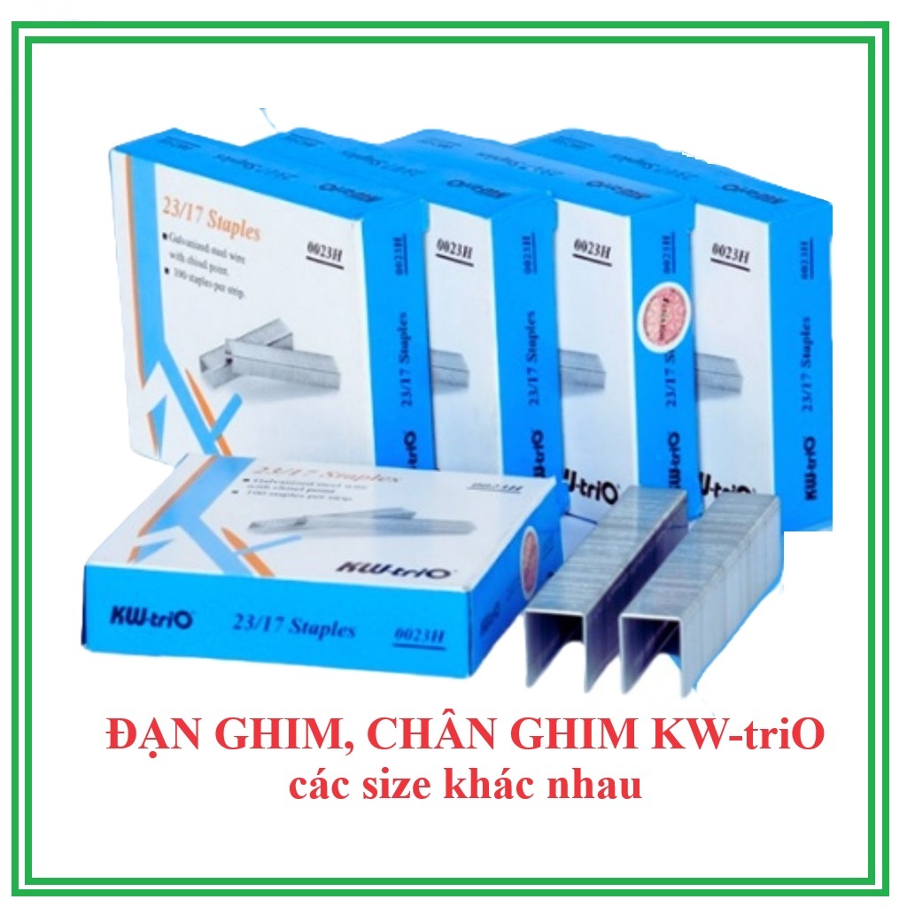Đạn ghim KW-triO, Chân ghim KW-triO các size 23/8, 23/10, 23/13, 23/15 ...