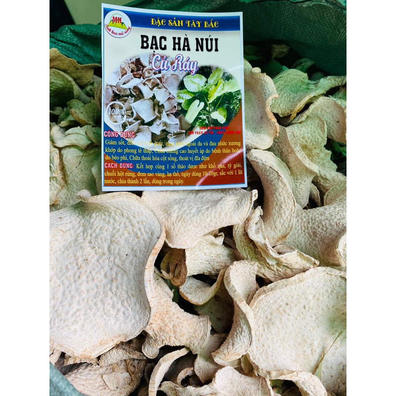 Củ ráy khô ,củ bạc hà núi,rừng già lâu năm (Khô,Sạch,Không Vụn)500gr-1kg