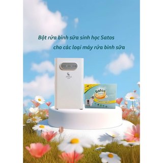 Bột rửa bình sữa Satos cho máy rửa bình sữa hộp 150g
